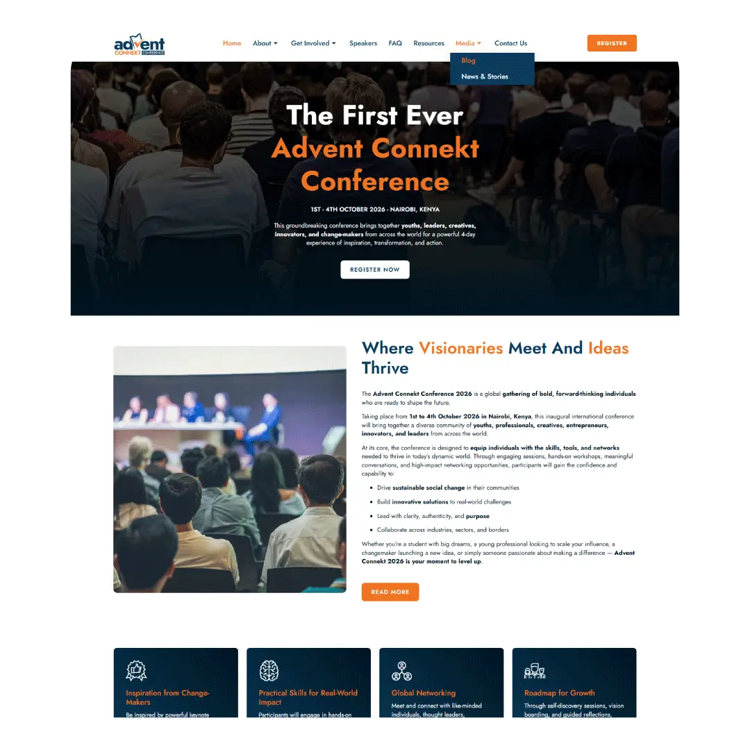 Advent Conference Sites Screen Shots (1)