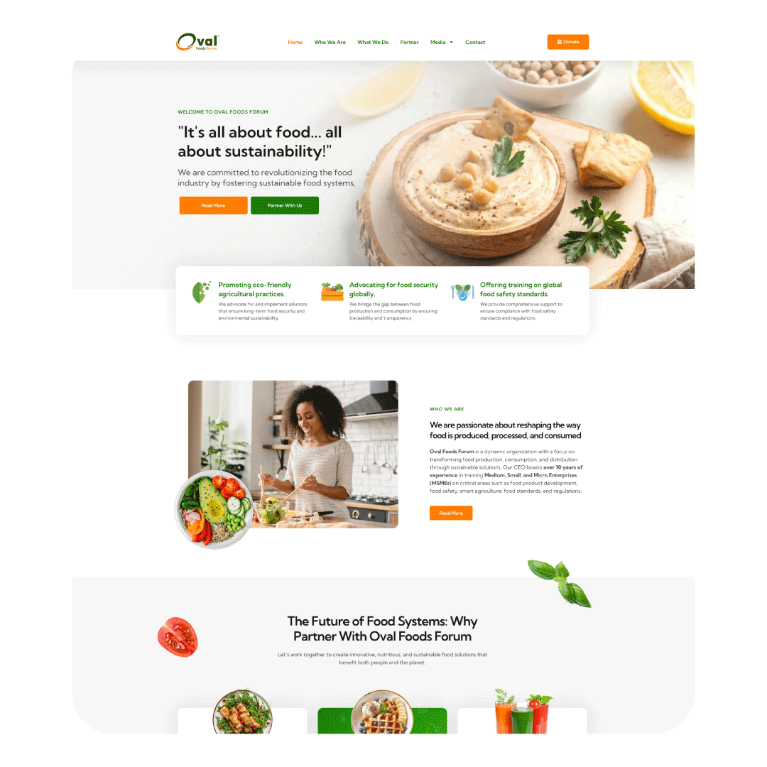 Reznick Sites Screen Shots Oval Foods